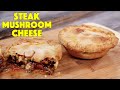 Amazingly Tasty! Steak Mushroom Cheese Meat Pie Recipe - How To Make Steak Pie Recipe - Glen Cooks
