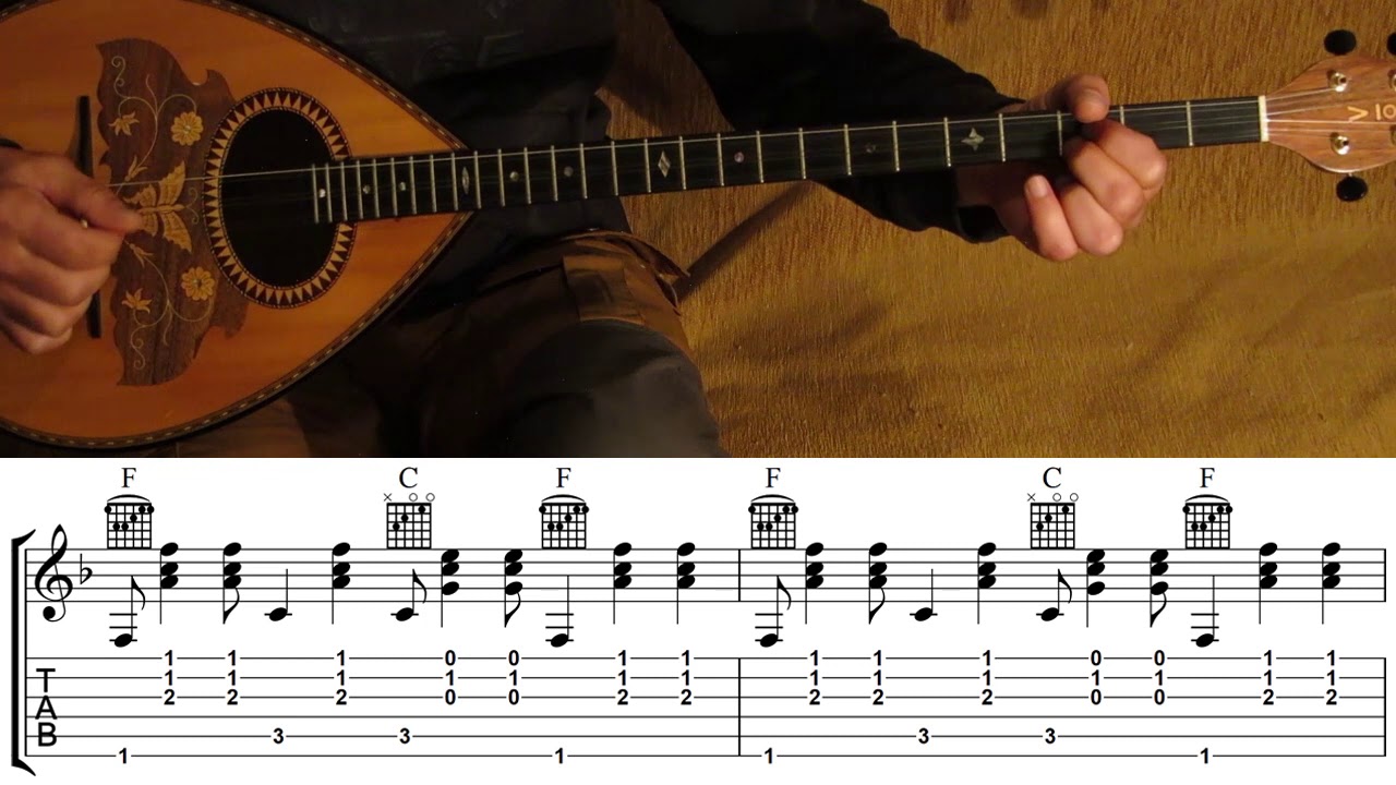 Γι' Αυτά τα Μαύρα Μάτια Σου - Βίντεο Εκμάθησης με Ταμπλατούρα