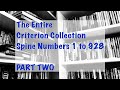 THE ENTIRE COMPLETE CRITERION COLLECTION Spine Nos. 1 to 928, PART TWO (257-500)