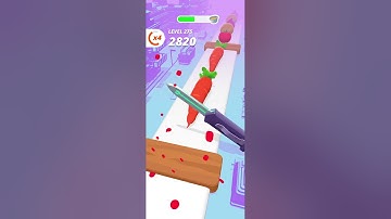 slice it all game! very satisfying and relaxing ASMR slicing video 255