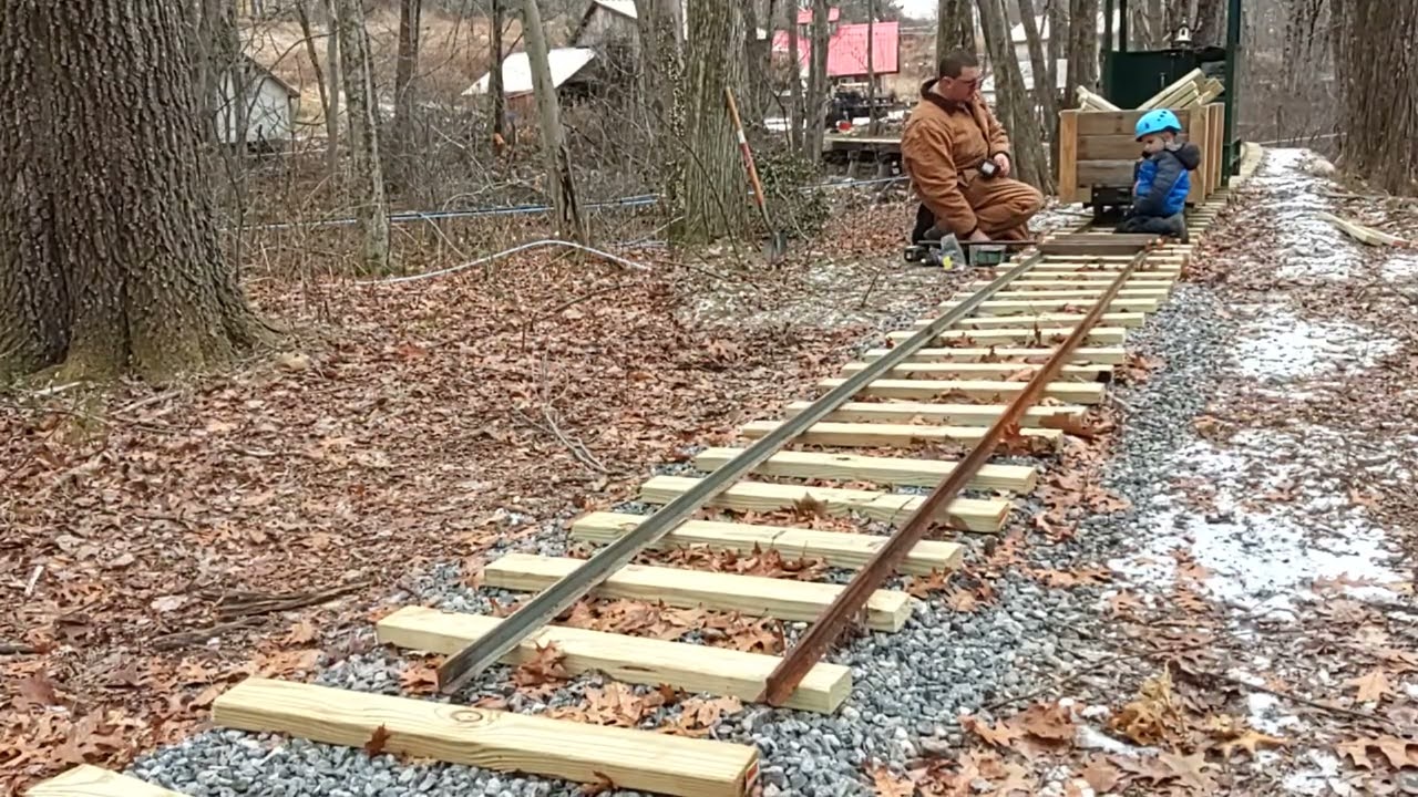 Christmas morning track work