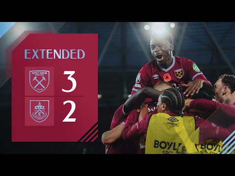 Back To Back Wins For The Hammers!  | West Ham 3-2 Burnley | Premier League Extended Highlights