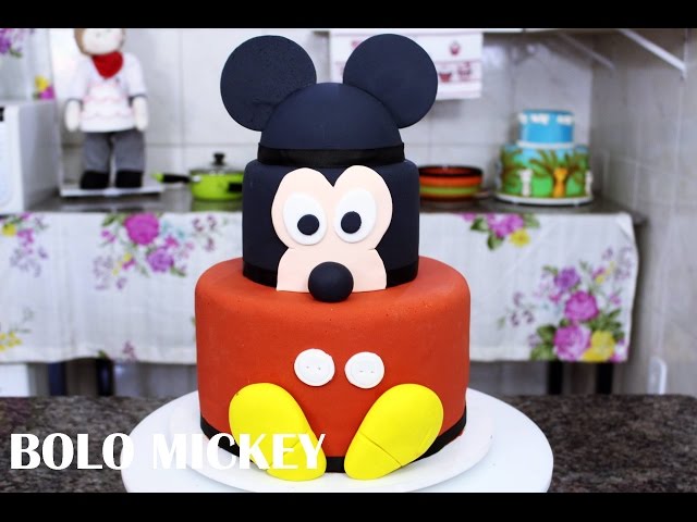 BOLO do MICKEY MOUSE: 50 Modelos e Como Fazer