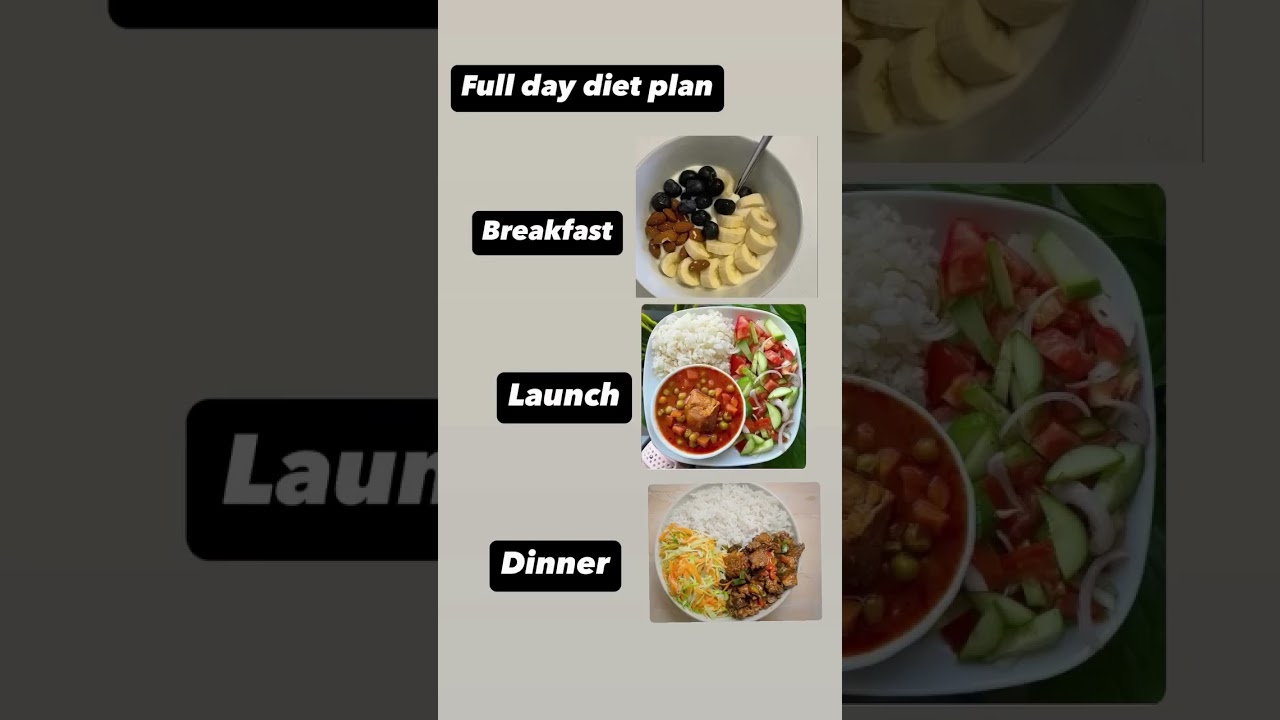 YOUR FULL DAY DIET.. 