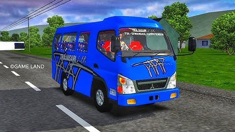 Bussid _ Mitsubishi Canter mini bus mod for bus simulator _bussid bus mod