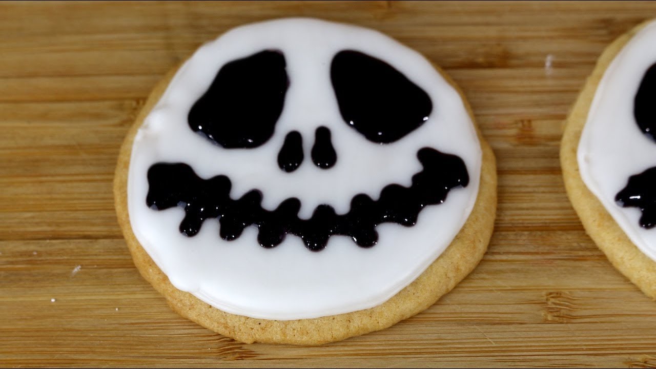 Jack Skellington Cookies Halloween Recipes YouTube