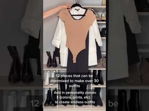 How To Build A Capsule Wardrobe #shorts 