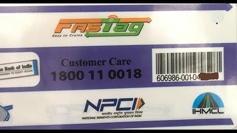 How to affix fastag in Car