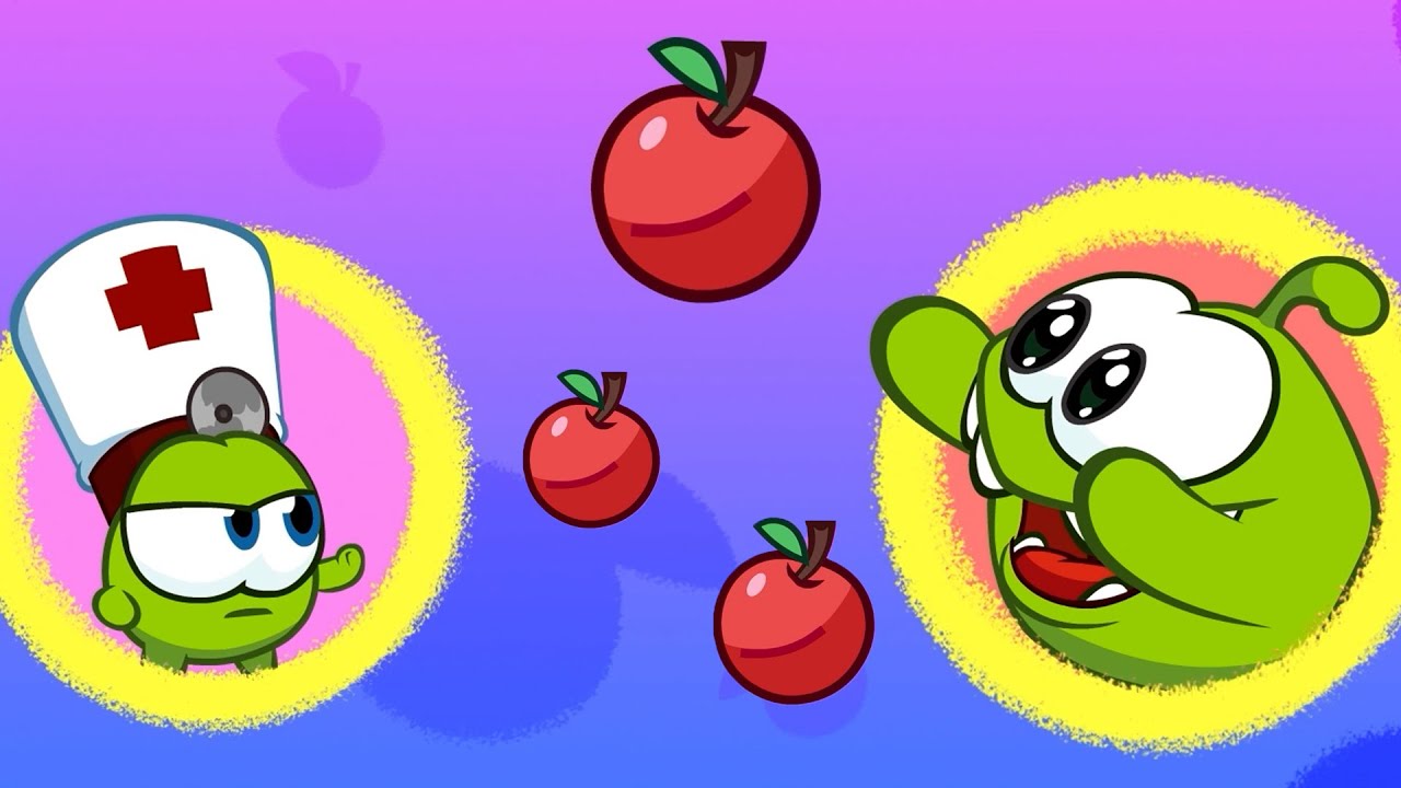 An apple a day, Keeps a Doctor Away! | Om Nom Stories: Full episodes! | Monster Cartoon for Kids