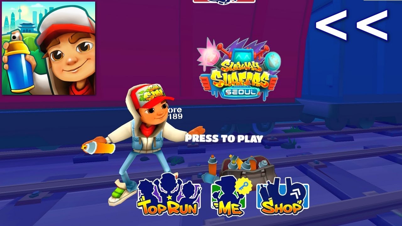 Suby Subway Surfers - Reverse Gameplay HD Part 381 - Seoul Jake - YouTube