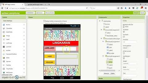 Contoh sederhana membuat aplikasi penghitung dengan App Inventor