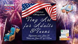 Fireworks on the Fourth Tiny Art for Adults & Teens (June 2026)