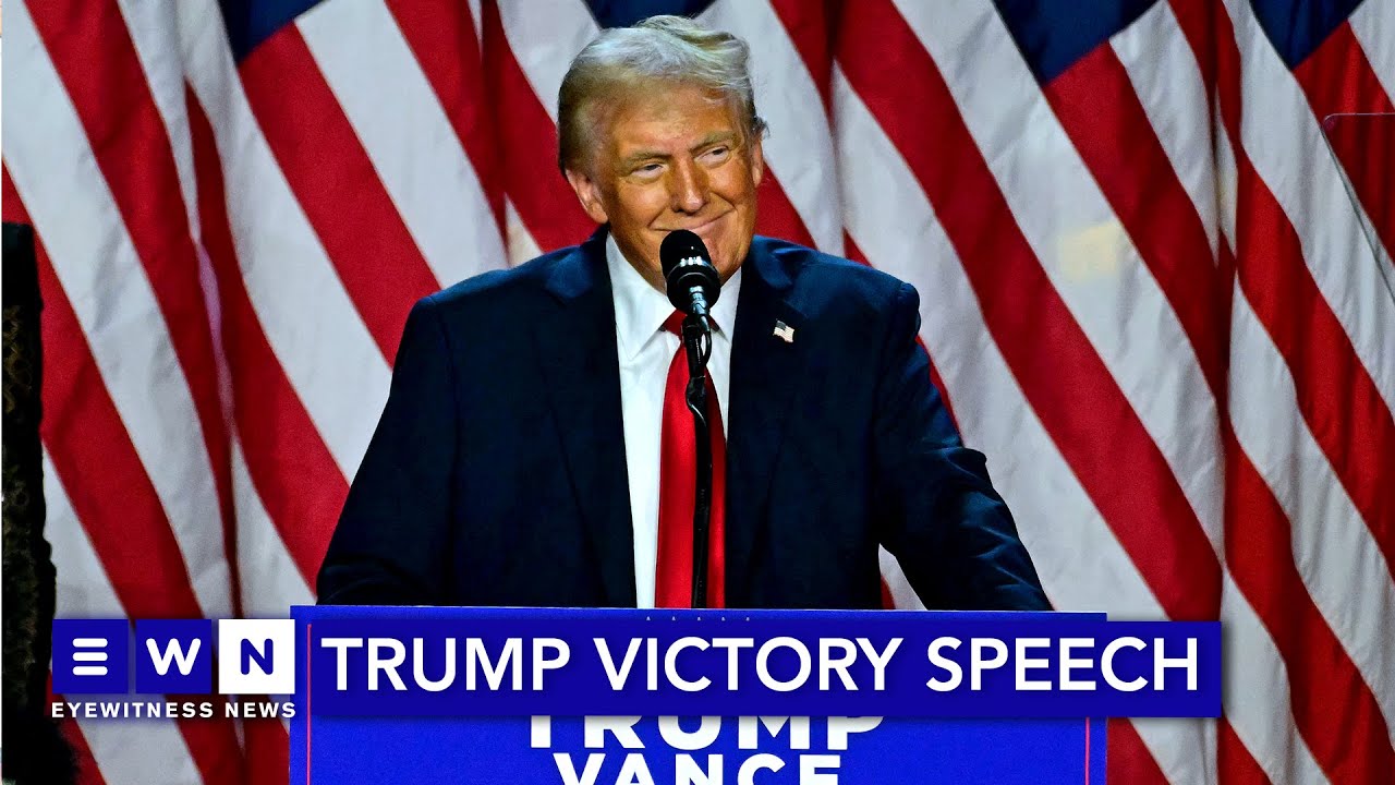 Donald Trump claims victory in the US election