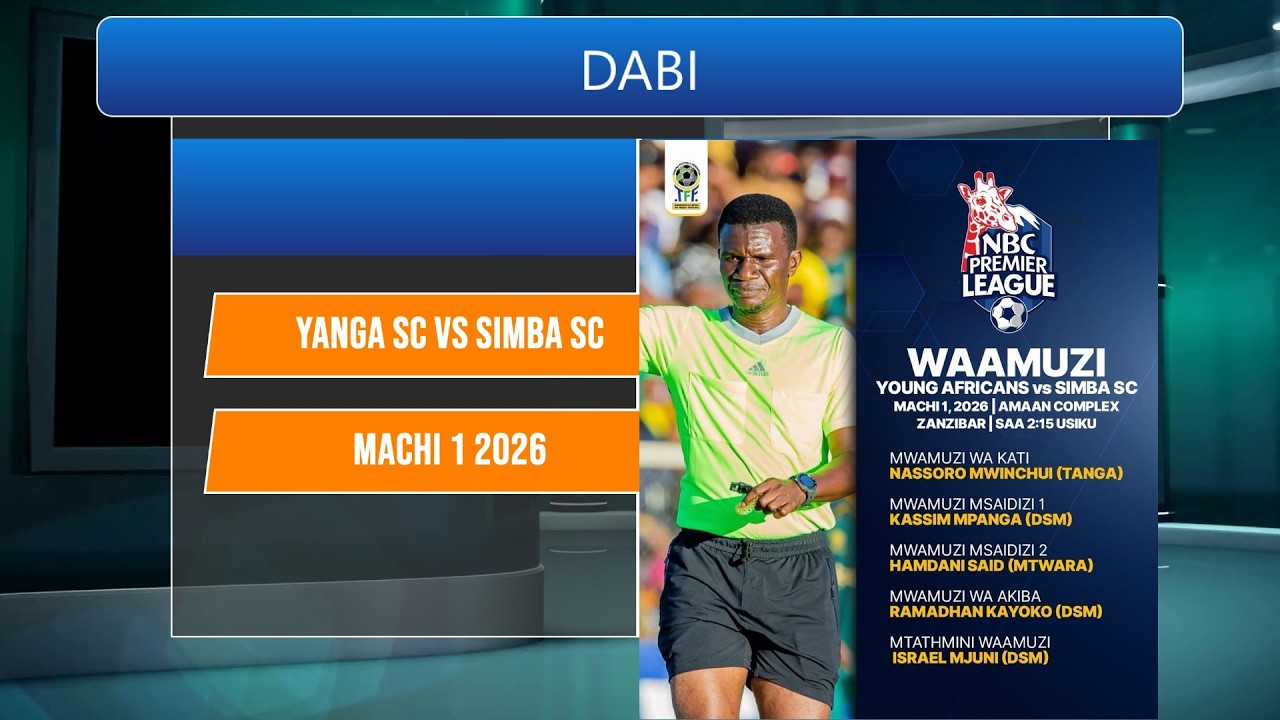 #live MWAMUZI WA DABI ATANGAZWA/ SIMBA KUMKOSA TENA SOWAH KWENYE DABI/ YANGA YAJIPANGA