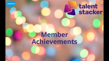 Talent Stacker Project - Member Achievements