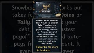 AI Business Ideas - Pay off $10k debt faster 💪 #DebtFreeJourney #AIHelps
