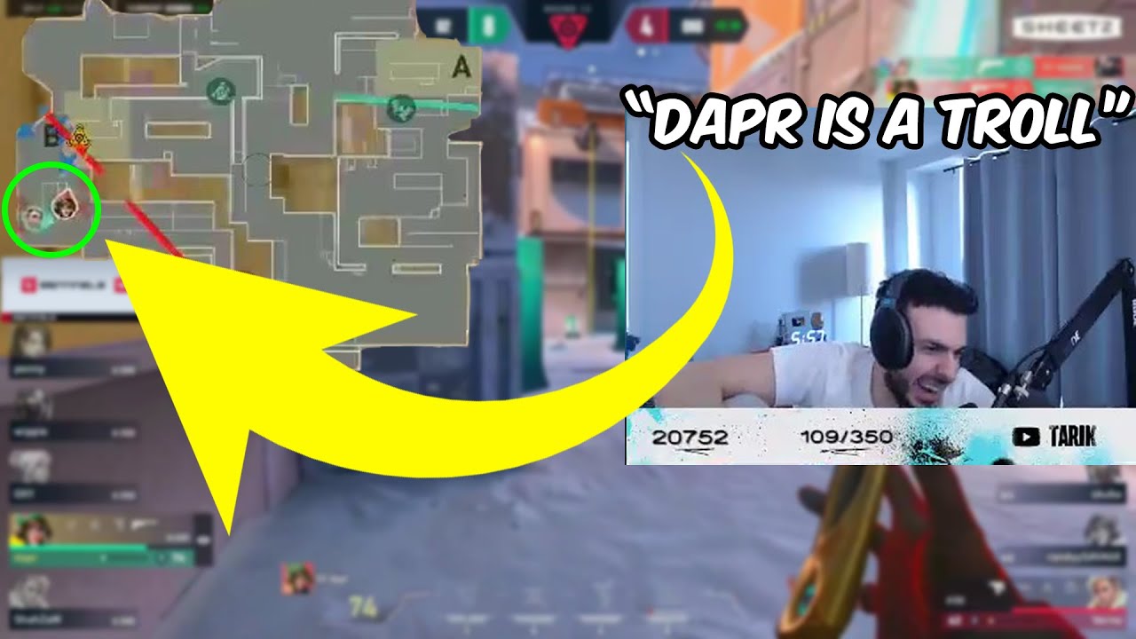 SEN Tarik REACTS To G2 Dapr Winning The Round Without Using His Gun | NA Challengers