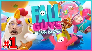 【神ゲー】今話題の60人で遊ぶ神パーティーゲーム『FALL GUYS』なうしろ参戦！【Fall Guys/フォールガイズ＃1】【なうしろ】