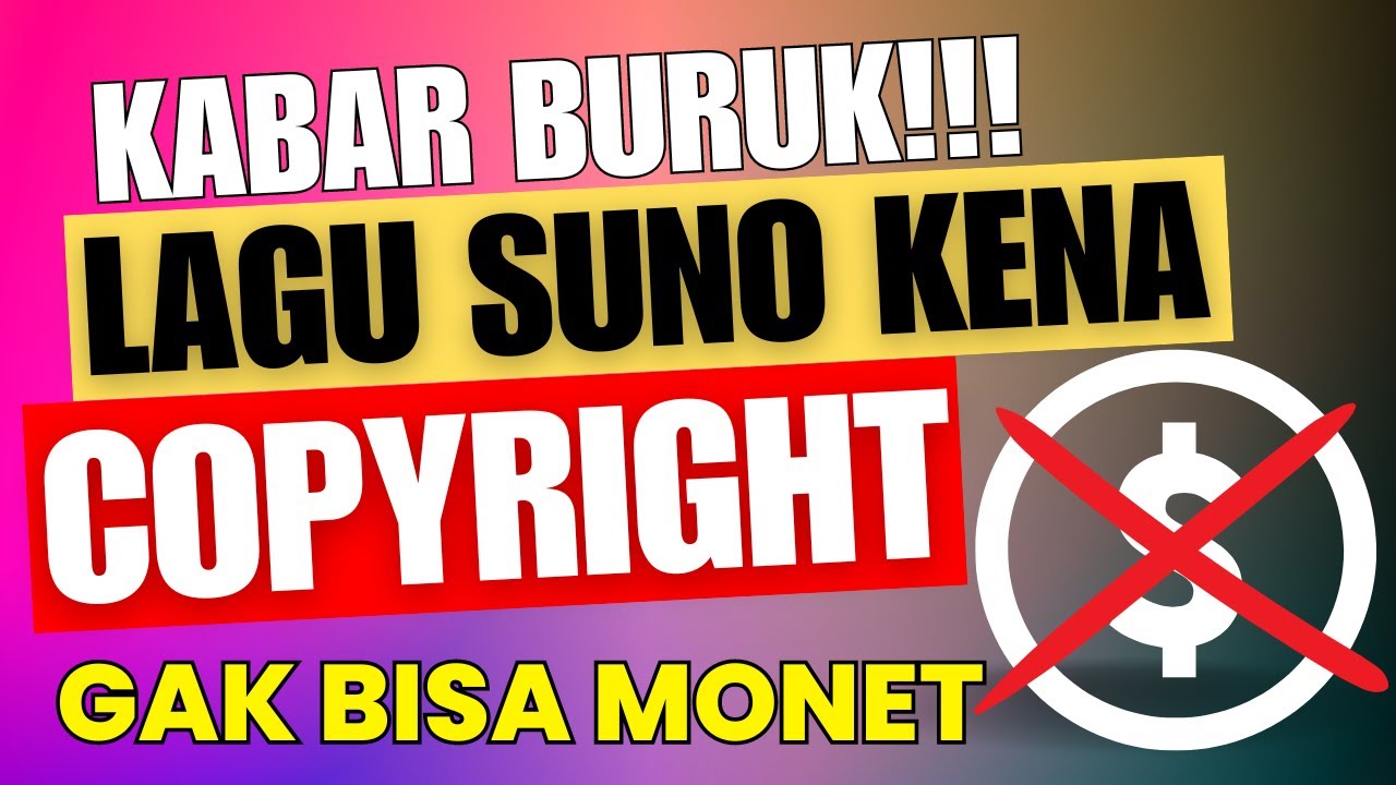 Kabar Buruk! Lagu Suno Kena Copyright Gak Bisa YouTube