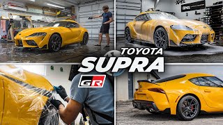 2023 Toyota Supra GR | Full Exterior Detail & PPF | 6MT, Nitro Yellow, Just Amazing...