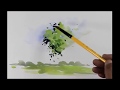 How to Make tree in watercolors easy demo for beginners by sikander singh chandigarh india