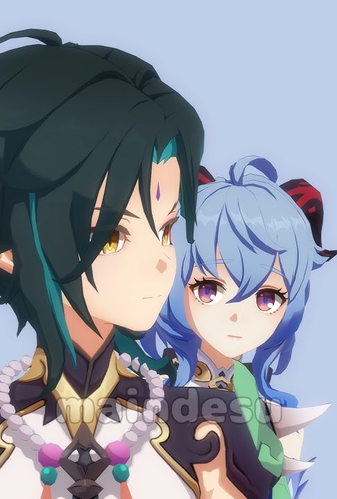 Smile please (Xiao and Ganyu)
