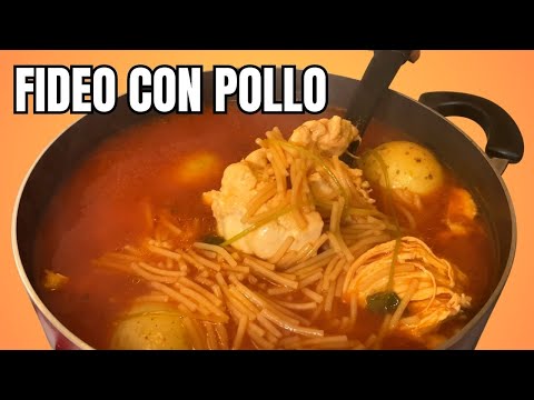 Cómo hacer Fideo con Pollo