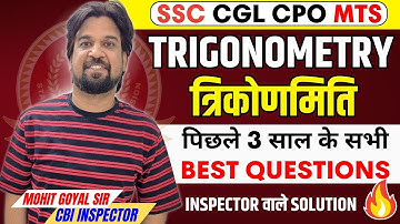 Complete Trigonometry|Class-1 |Mohit Goyal Sir| SSC CGL/CPO/CHSL/MTS/GD 2023