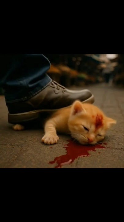 tidakkk!! anak kucing di injak orang 😭😭😭#cat #kucing #trandingshorts #feedshorts #shortanak #fyp
