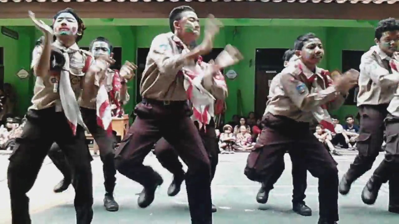 Yel-Yel Tarantula Scout dari MTsN Pamulang di MAN 1 Grogol