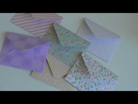 Vídeo: Como Fazer Envelopes Fofos Cheios