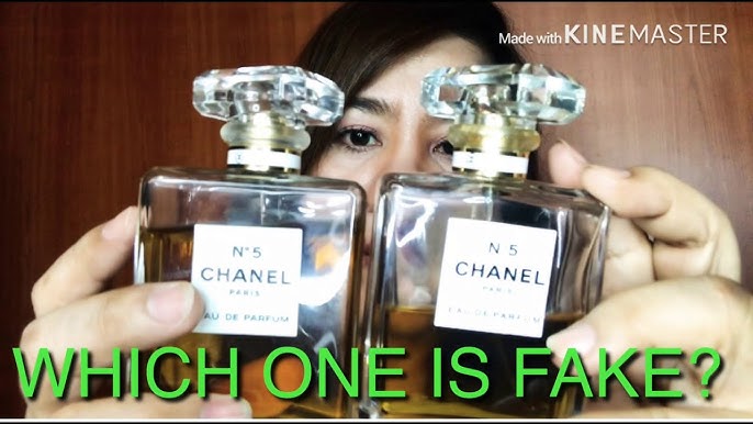 Fake vs Real Chanel N°5 Perfume 