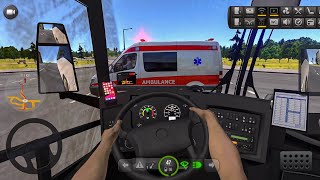 Bus Simulator Ultimate | Ambulance 🚑🚨🛣️ | Mobile Gameplay | Zuuks screenshot 5