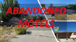 ABANDONED MOTELS RESTAURANT in Rawlins Wyoming