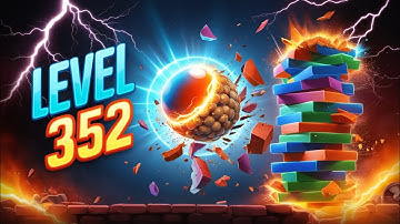 "Stack Ball Level 352: INSANE Gameplay - Can You Beat This?"