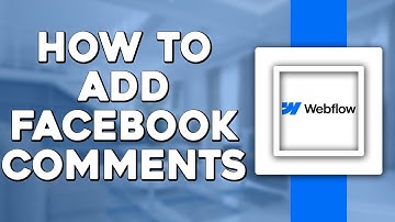 How To Add Facebook Comments To Webflow (Quick Tutorial)