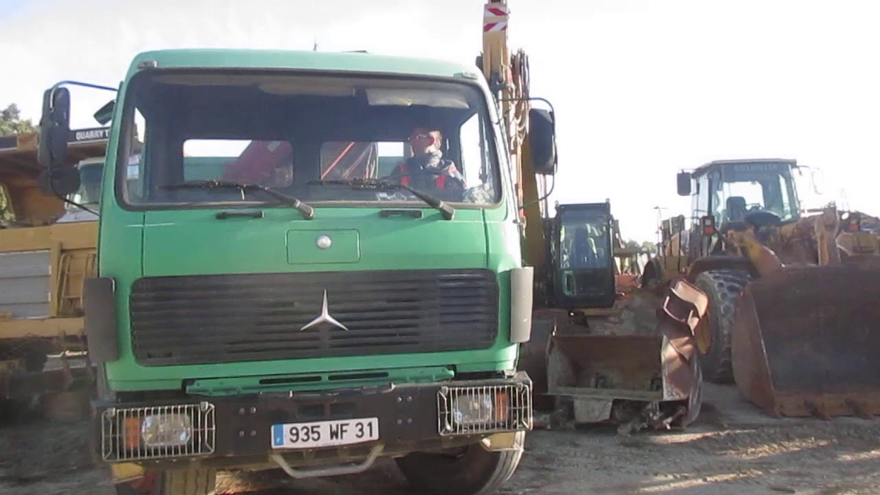 Miniature Camion MERCEDES avec Grue ATLAS AK5007 CONRAD CON3061 | Collect World