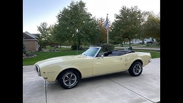 1968 Pontiac Firebird Convertible - Gorgeous Resto - Available at www.bluelineclassics.com