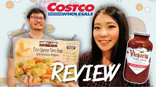 Costco Kirkland Five Cheese Tortelloni with Parmigiano Reggiano review & Victoria pasta sauce