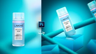 Blue Manipulation Lakme Product Design in Photoshop || #ProductManipulation  #7hawkgraphic  #Lakme