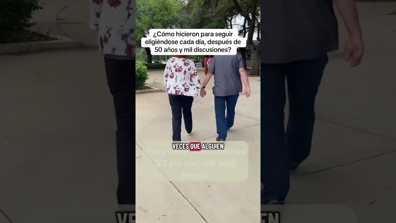 ¿Cómo hicieron para seguir eligiéndose cada día, después de 50 años y mil discusiones?