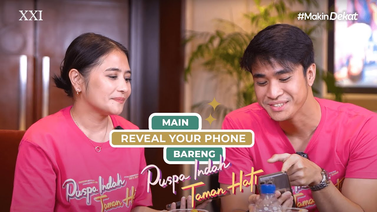 PRILLY & YESAYA SPILL ISI HP?!! | Main Reveal Your Phone Bareng Cast Puspa Indah Taman Hati