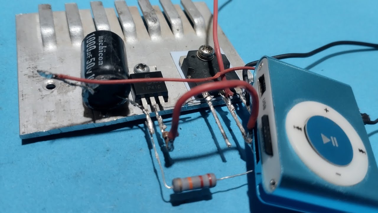 DIY Very EASY Very Simple Powerful Audio Amplifier Circuit using ...