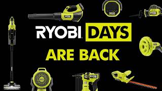 RYOBI Days ARE BACK! | 2025 RYOBI Days Free Tool Promo