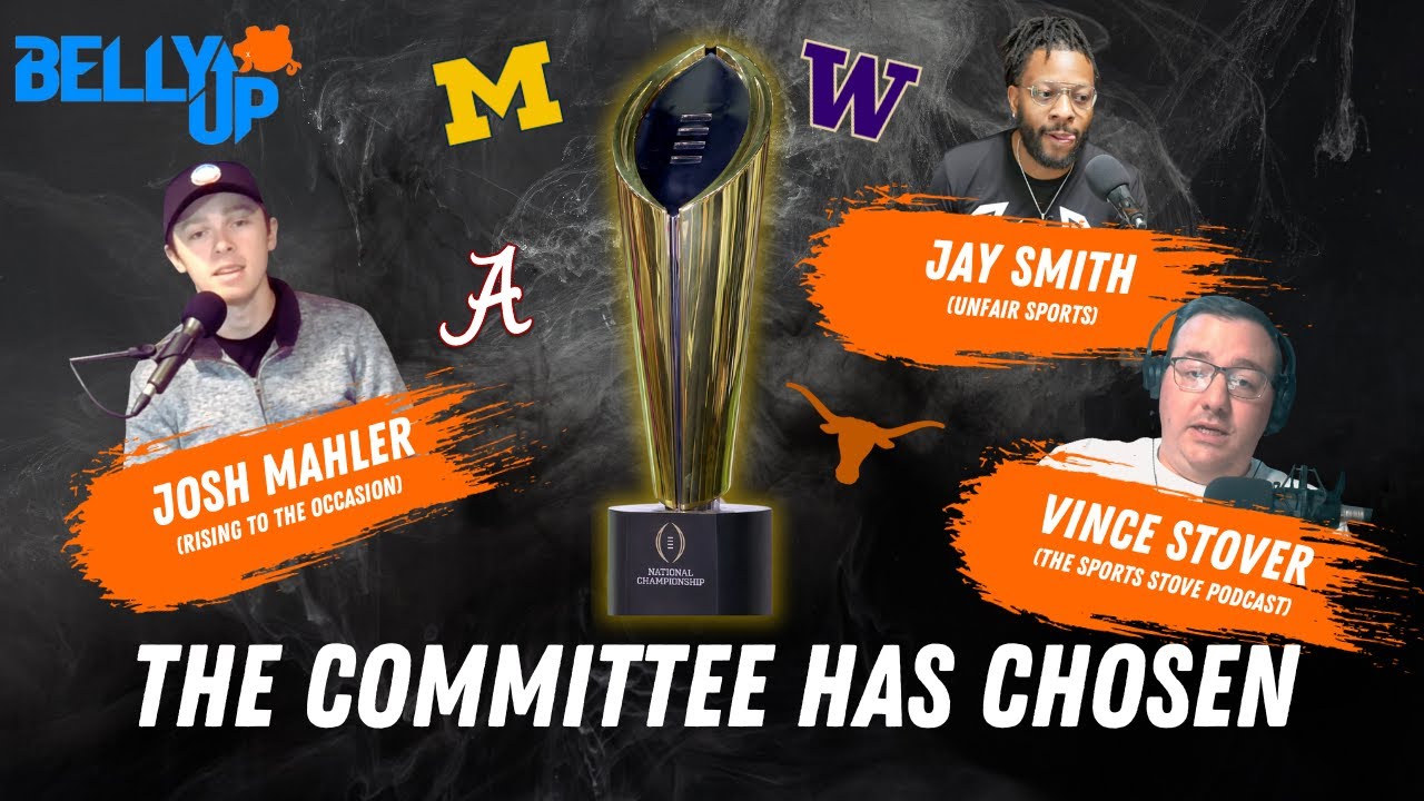 College Football Playoff Selection Reaction - YouTube