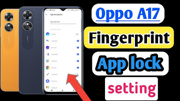 Oppo a17 fingerprint app lock/Oppo a17 me app lock kaise kare/vivo apps lock setting