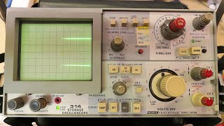 Tektronix 314 storage oscilloscope repair