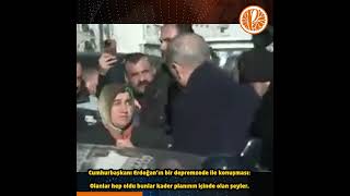 Hur Başkani Erdoğan Depremzede İle Konuşmasi Portakal Son Dakika Haberleri