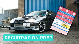 Japanese Import Registration Prep | JZX100 Chaser