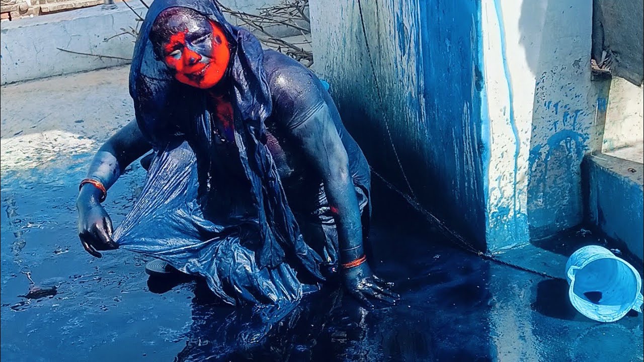 husband aur wife ki Holi putai video 📸#viral #trending #video #holi #youtube